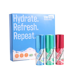 Stay Cool breath freshener spray with packaging on a white background